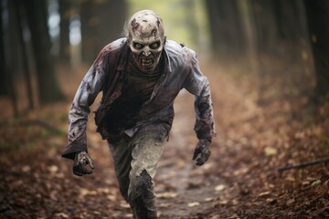 Relentless Pursuit: Zombie Charging Towards the Camera Generative AI