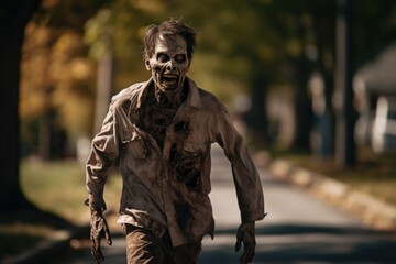 Relentless Pursuit: Zombie Charging Towards the Camera Generative AI