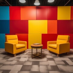 A interview room created to hold a interview