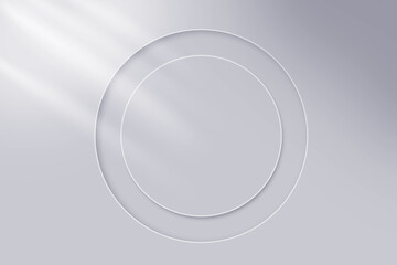 Luxury abstract of 3D white background. It's modern minimal style with clean and clear, future future architect.