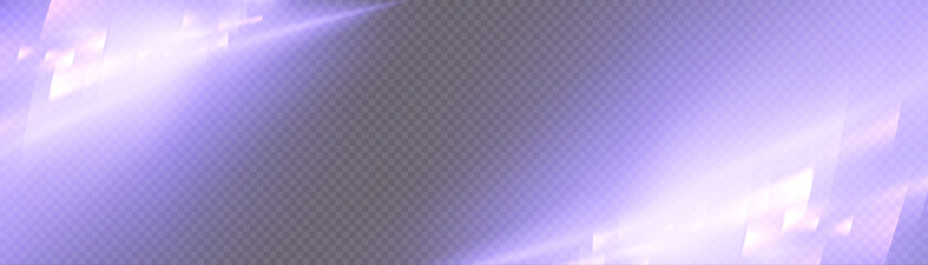 High speed light movement, glare distortion and light refraction. The trace line of a light beam when a diamond is refracted. Light trace of the laser. Vector	