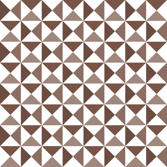 Brown triangle pattern background. Triangle pattern background. Triangle background. Seamless pattern. for backdrop, decoration, Gift wrapping