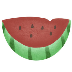 watermelon vector illustration