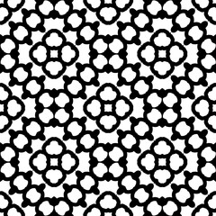 Seamless repeating pattern.  Black and white pattern for web page, textures, card, poster, fabric, textile.