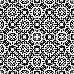 Seamless repeating pattern.  Black and white pattern for web page, textures, card, poster, fabric, textile.
