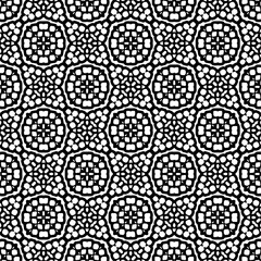 Seamless repeating pattern.  Black and white pattern for web page, textures, card, poster, fabric, textile.