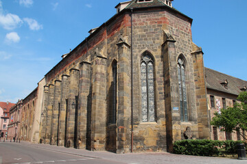 chapel of the former dominican convent in colmar in alsace (france)