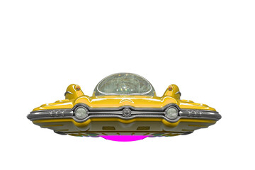 retro ufo spaceship © DM7
