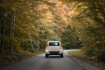 Obraz na płótnie Canvas Unleashing Family Adventures. Exploring the Great Outdoors with a Modern Off-Road SUV