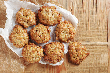Homemade oatmeal cookies