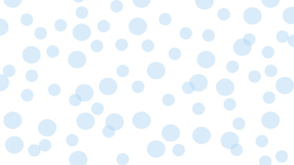 White seamless pattern with blue circles