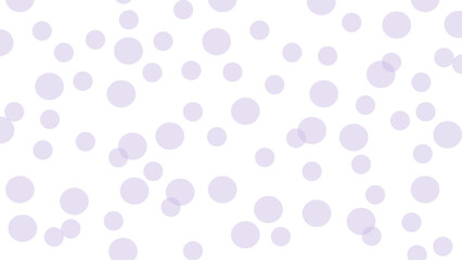 White seamless pattern with purple circles © Lara