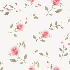 Small cute flowers seamless pattern background, floral background 