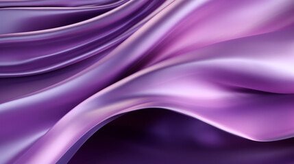 Fototapeta premium purple silk background, wave. Generative Ai. 