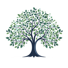 Obraz premium green tree, TShirt Design , graphic design, Generative Ai