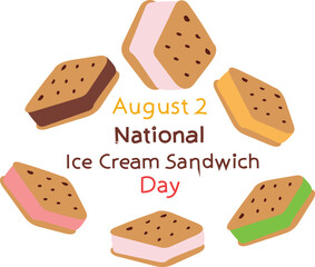 national ice cream sandwich day is celebrated every year on 2 august.
