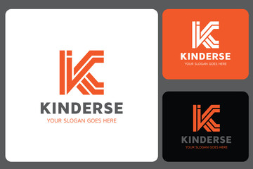 K Letter Logo Design Template