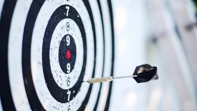 dart hitting target