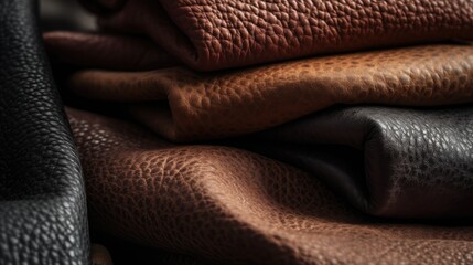 A luxurious leather texture