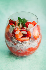 Strawberry Chia Pudding