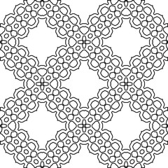 Stylish texture with figures from lines. Abstract geometric black and white pattern for web page, textures, card, poster, fabric, textile. Monochrome graphic repeating design. 