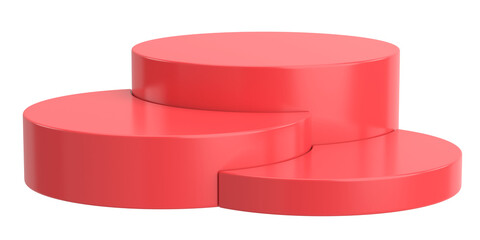 Product display. Product podium. 3D illustration.