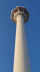 한국의 부산 랜드마크 용두산 공원 타워