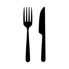 fork and knife - vector icon