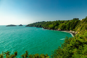 Landschaftlich schöne Wanderung zum Pointe du Grouin in der schönen Bretagne - Cancale -...