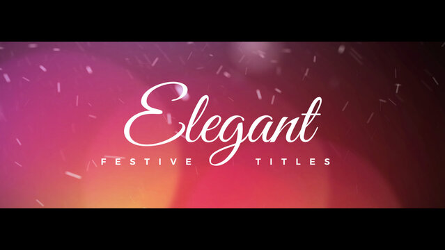 Elegant Festive Titles