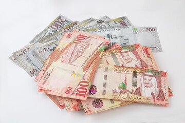 New Saudi Riyal Banknotes showing King Salman of Saudi Arabia