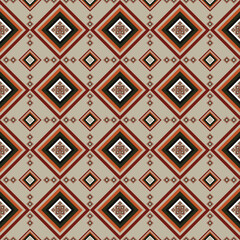 pattern with shapes Ethnic Seamless Geometric Fabric Pattern