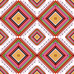 seamless pattern with elements geometric ethnic fabric colorful design for textile background,texture,batik,carpet,mosaic,ceramics,backdrop,wallpaper,ornamenta,clothing,craft,wall,floor,wrapping