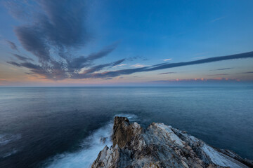 The sunsets on the Cantabrian coast of Spain are fabulous!