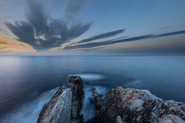 The sunsets on the Cantabrian coast of Spain are fabulous!
