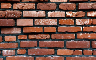 Fototapeta premium Texture details brick wall concept for background display. For texturing 3D