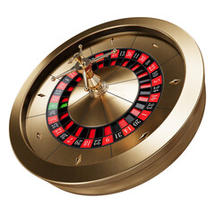 roulette wheel isolated