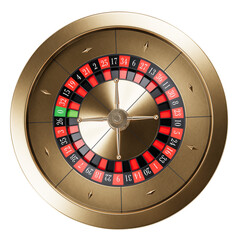 roulette wheel isolated