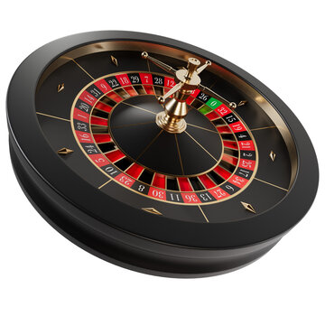 roulette wheel isolated