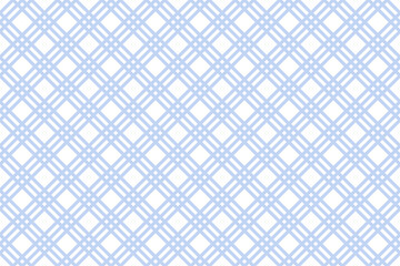 Fototapeta premium Seamless Geometric Checked Grid Pattern. Abstract Blue Texture.