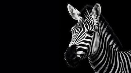 ilustração abstrata de listras de zebra em preto e branco ector renderização em 3D isolada em fundo preto