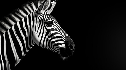 Fototapeta na wymiar ilustração abstrata de listras de zebra em preto e branco ector renderização em 3D isolada em fundo preto