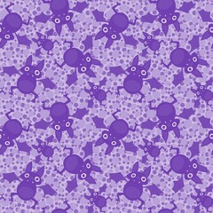 Cartoon seamless Halloween bats pattern for wrapping paper and fabrics and linens and kids accessories