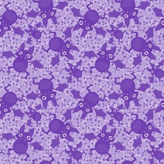 Cartoon seamless Halloween bats pattern for wrapping paper and fabrics and linens and kids accessories