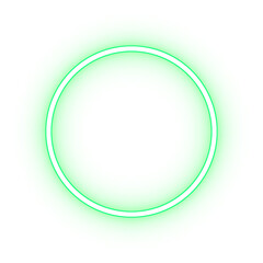 neon circle light effect