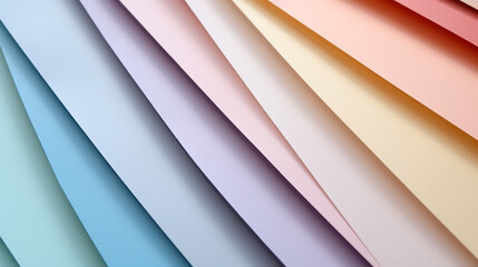 Textured Colored Papers in Different Pastel Hues