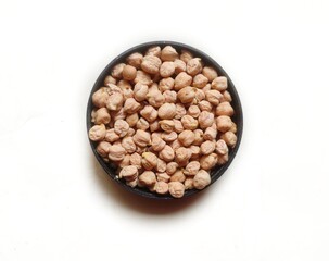 White Chickpea or Bengal gram or Kabuli Channa is an annual legume of the family Fabaceae. Chickpea seeds are high in protein. It is one of the earliest cultivated legumes. 