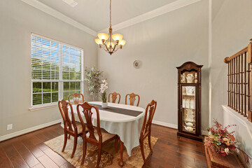 dining room with table and chairs