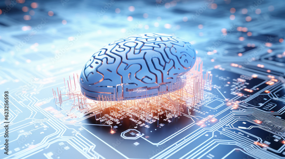 Poster The brain as a processor of a computer system or neural network.