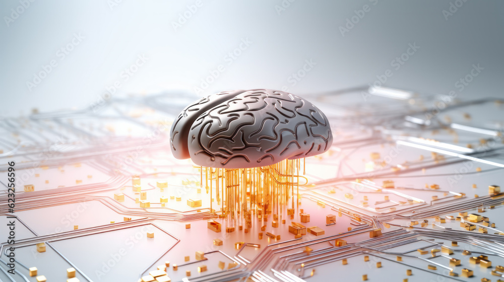 Poster the brain as a processor of a computer system or neural network.